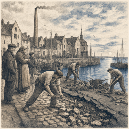 De zwarte weg