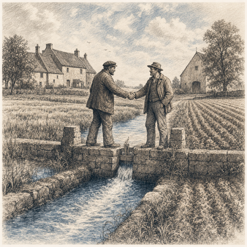 De twee dorstige akkers