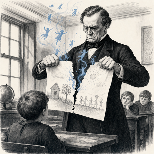 De meester die de tekening scheurde