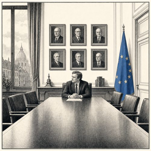 De minister in Brussel