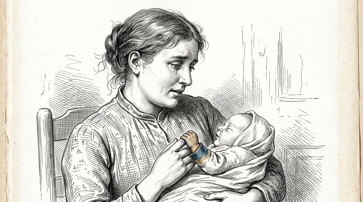 Illustratie bij verhaal 13: Wat een pasgeborene doet
