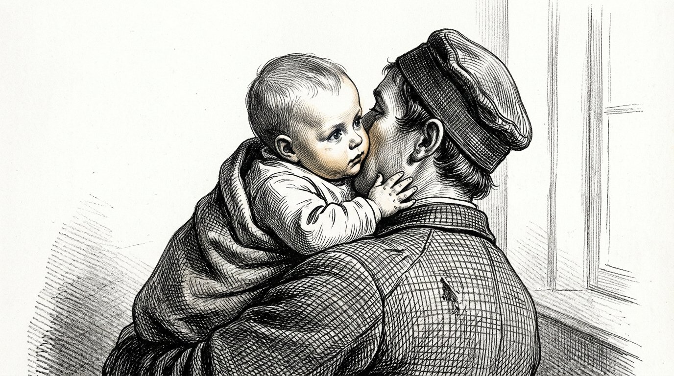 Illustratie bij verhaal 15: Het kind dat het gezicht las