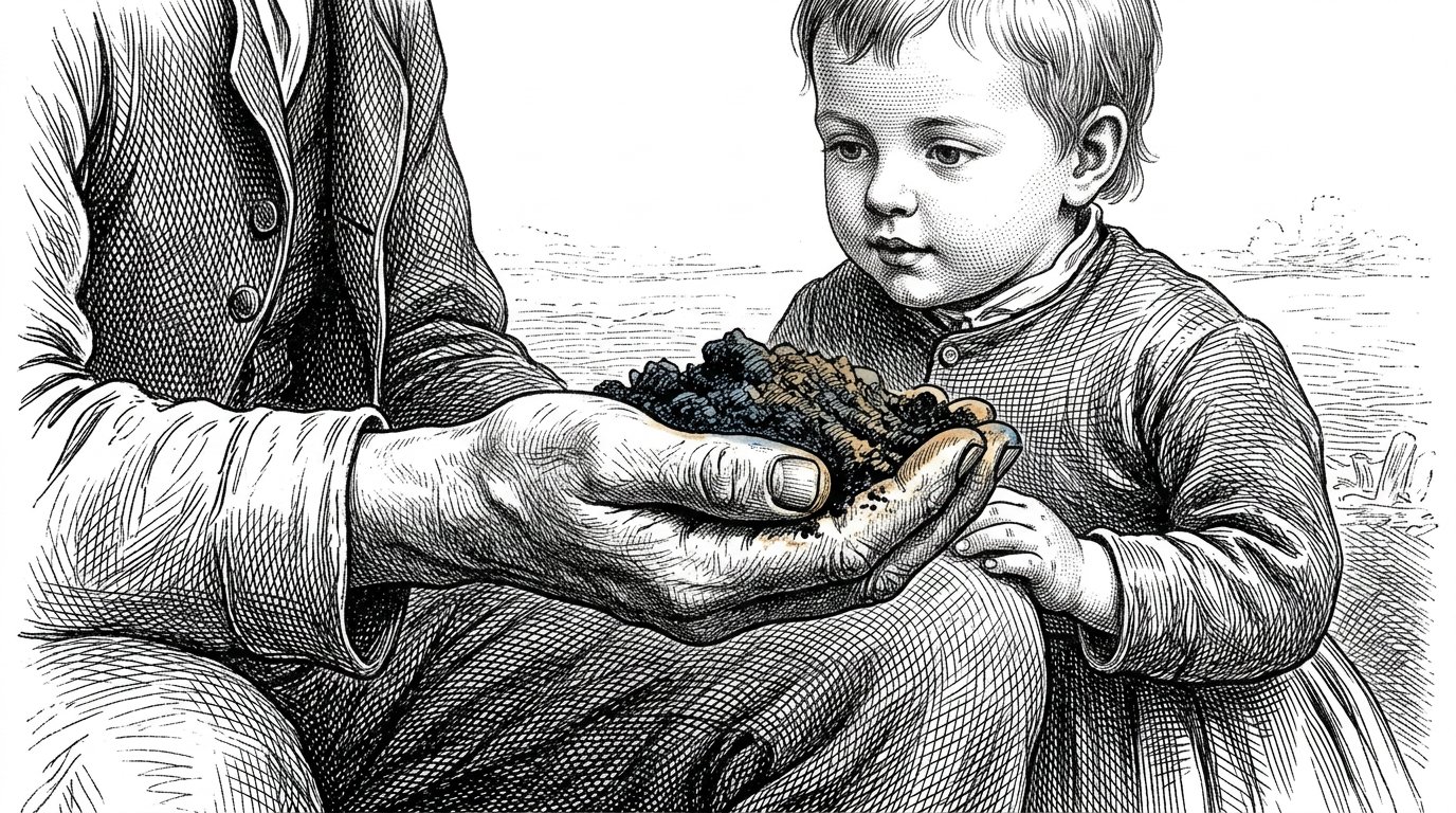 Illustratie bij verhaal 20: De grond