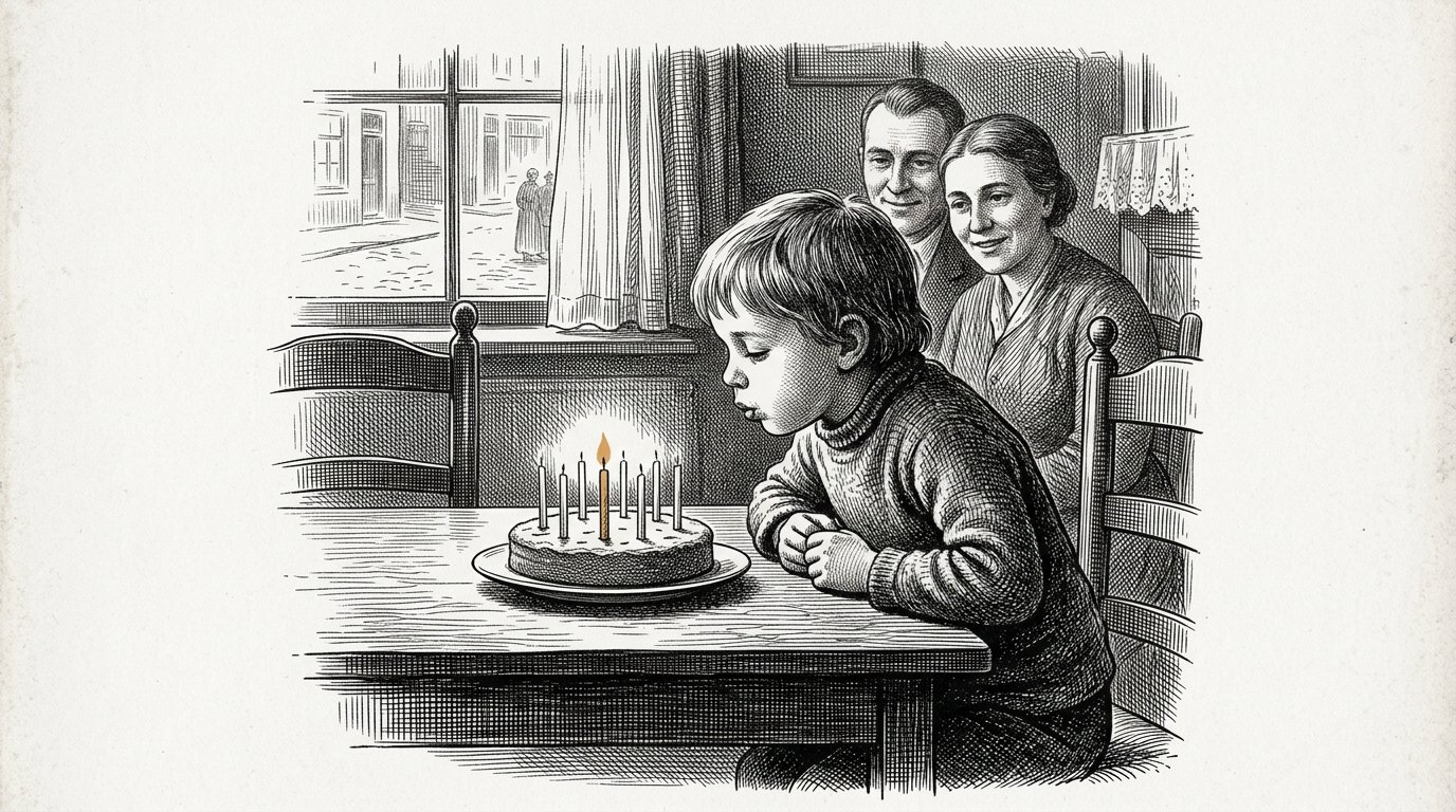 Illustratie bij verhaal 27: Wat er op de zevende verjaardag opengaat