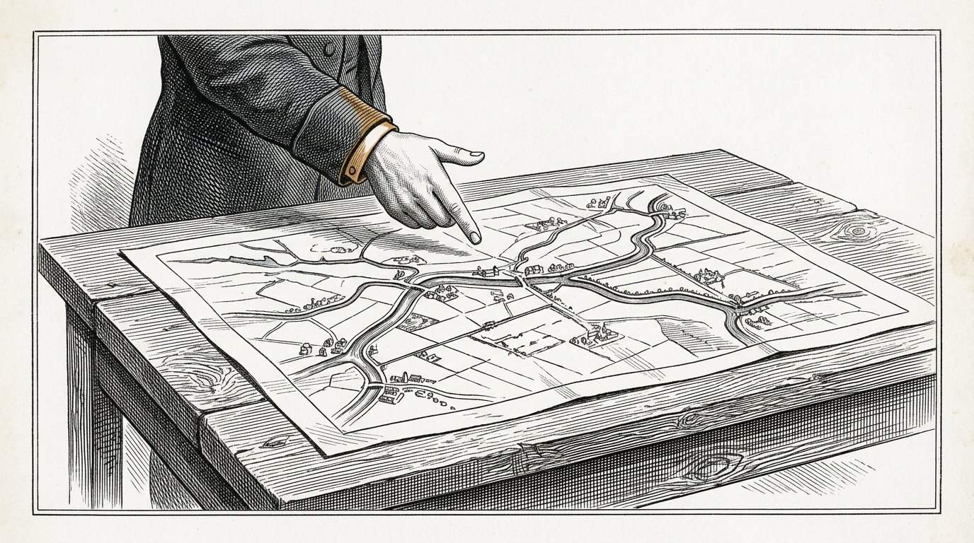 Illustratie bij verhaal 34: Alles op dezelfde afstand
