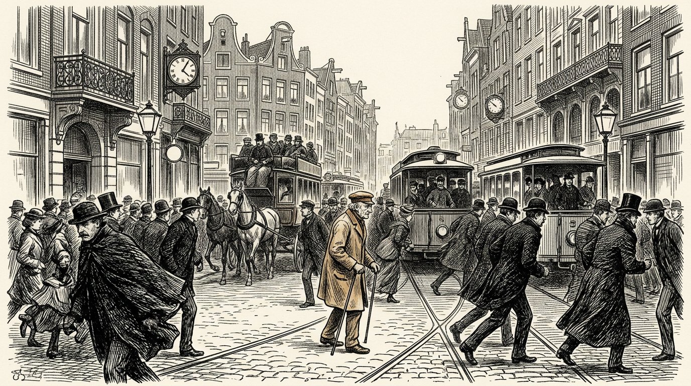 Illustratie bij verhaal 56: Waarom de lijn tegenwoordig laat komt