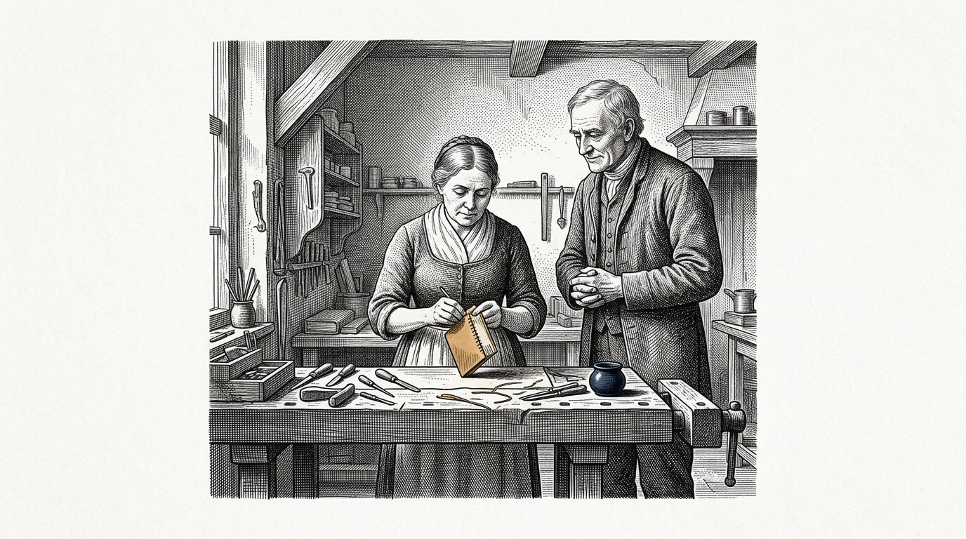 Illustratie bij verhaal 57: De vrouw die op haar vijftigste begon
