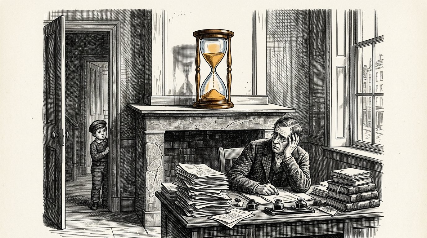 Illustratie bij verhaal 60: De tijd die er niet is